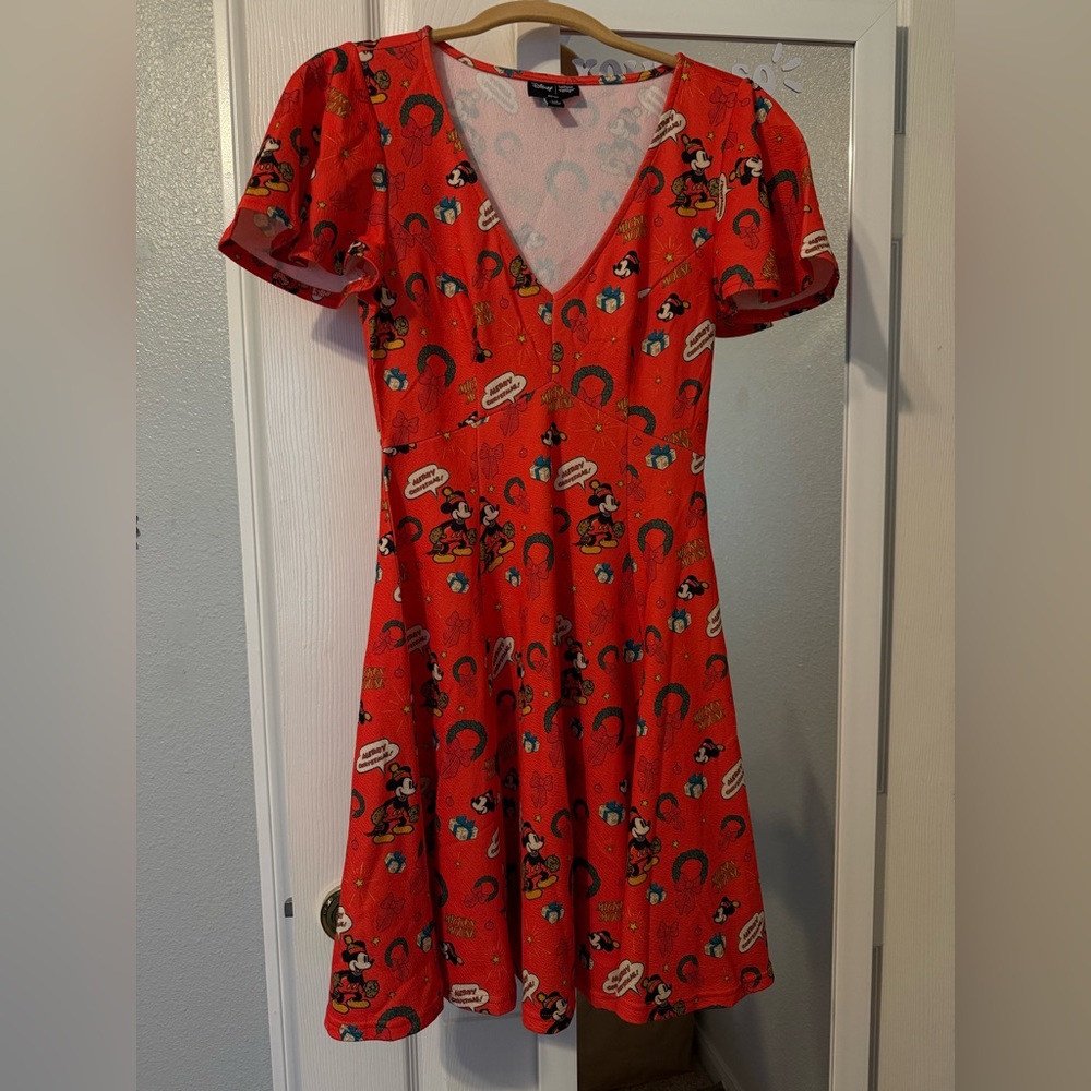Disney Christmas Mickey Mouse Dress